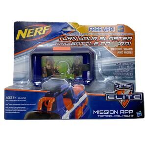 NERF Mission App Tactical Rail Mount N-Strike Elite Series Hasbro New In Box